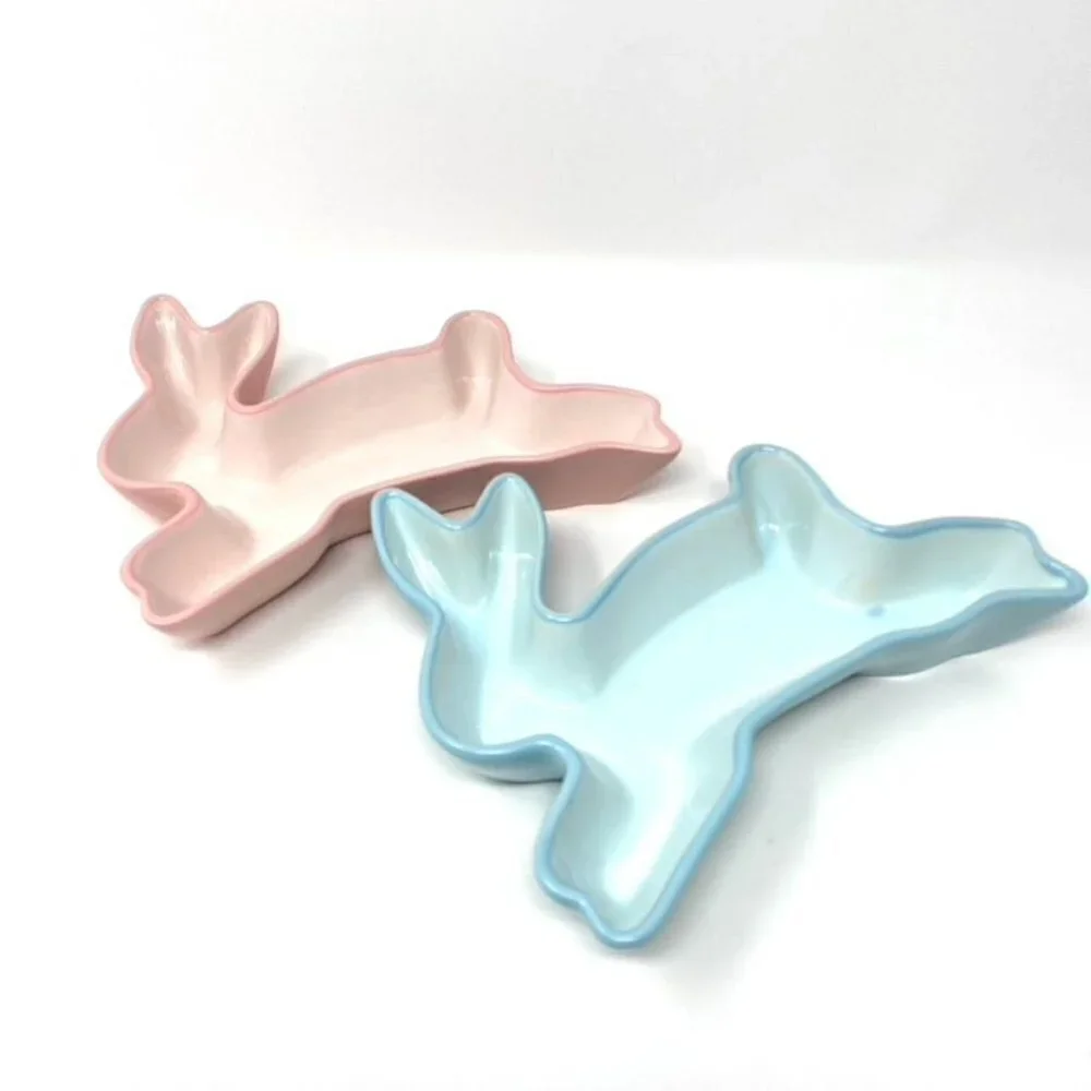 Target Ceramic Bunny Dish Treats Candy Easter Springtime